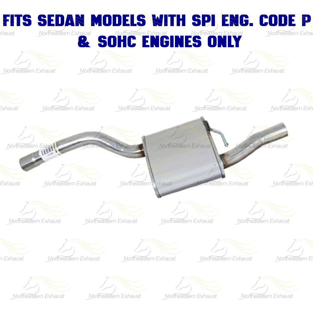 2000-2004 Ford Focus SOHC 2.0L Sedan Exhaust System Kit