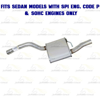 2000-2004 Ford Focus SOHC 2.0L Sedan Exhaust System Kit