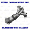 2002-2006 Nissan Altima and Sentra 2.5L Manifold Catalytic Converter - EPA Approved | Front