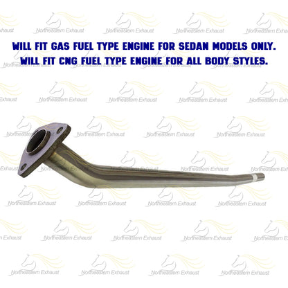 2012-2013 Honda Civic 1.8L EPA Approved Manifold Catalytic Pipes and Resonator Kit
