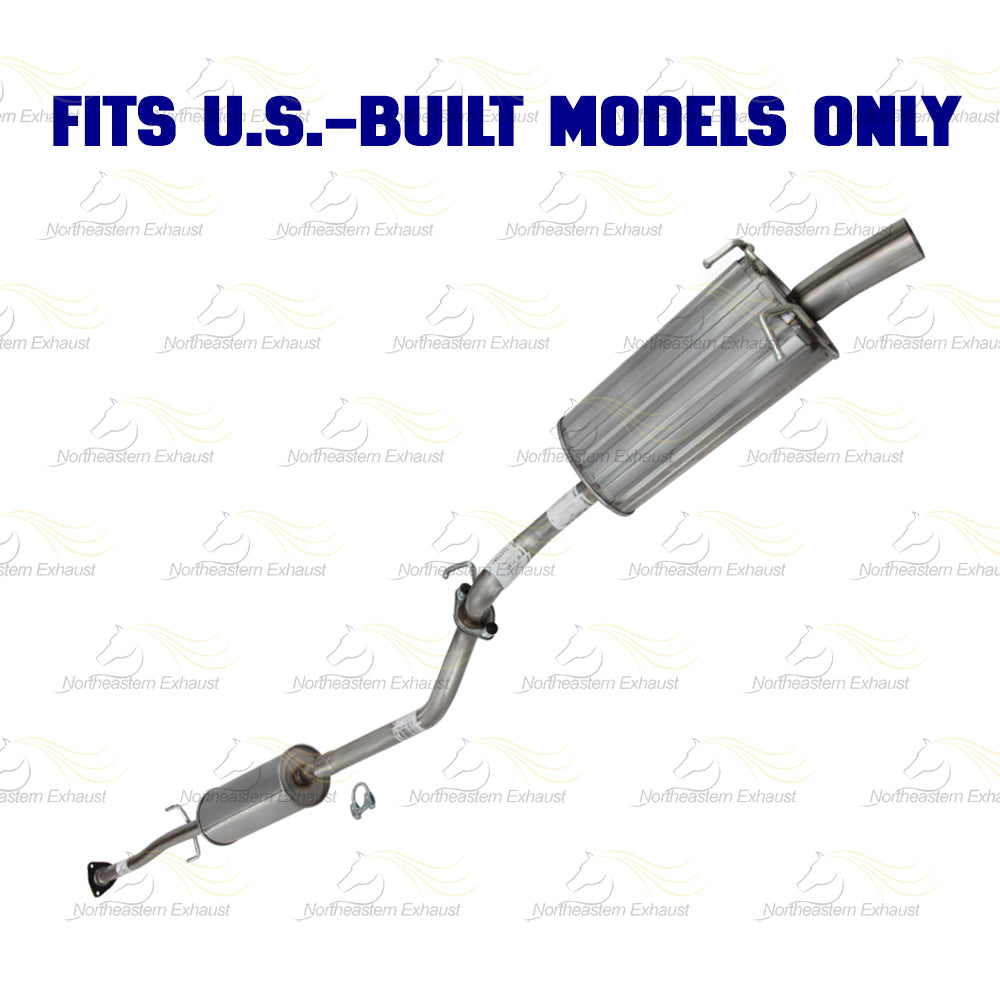 2010-2011 Honda CR-V 2.4L Exhaust Resonator Pipe and Muffler