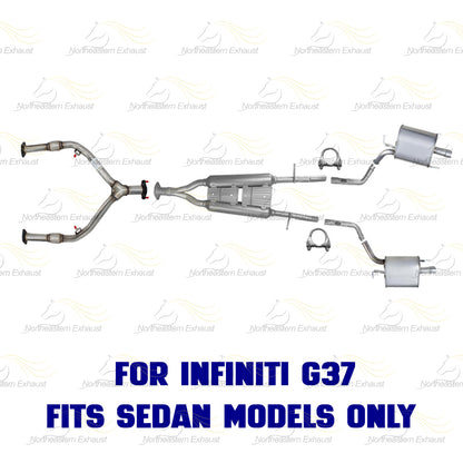 Cat-back Exhaust System for 2007-2013 Infiniti G35 3.5L and 2007-2013 Infiniti G37 3.7L| SEDAN only