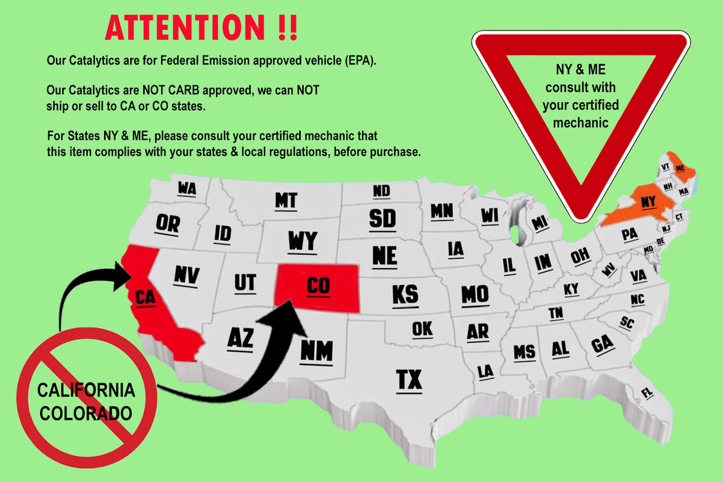 2004 -2005 Toyota RAV4 2.4L Exhaust System Kit with Catalytic