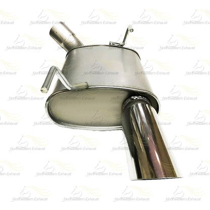 Northeastern Exhaust | Stainless Steel Pair of Muffler Exhaust Compatible for Ford Mustang 2005-2009 4.6L | Automotive Replacement Part