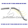 Exhaust Resonator Pipe for 2008-2009 Mercury Sable 3.5L | 2008-2012 Ford Taurus 3.5L