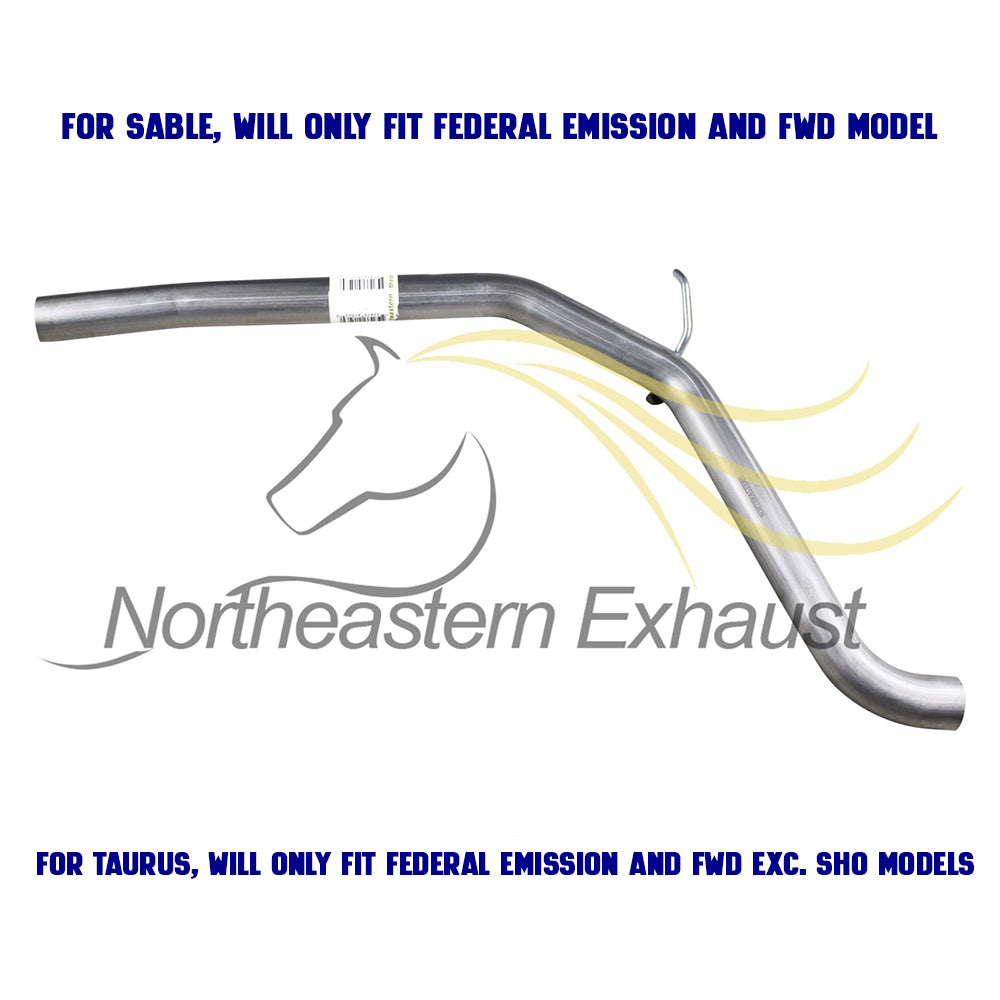 Exhaust Resonator Pipe for 2008-2009 Mercury Sable 3.5L | 2008-2012 Ford Taurus 3.5L