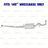 2005-2012 Toyota Tacoma 4.0L 140in WB Exhaust Muffler & Intermediate Pipe Kit