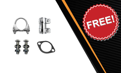 2013-2018 Hyundai Santa Fe Sport 2.4L Stainless Steel Exhaust Muffler & Tail Pipe w/ Tip Kit