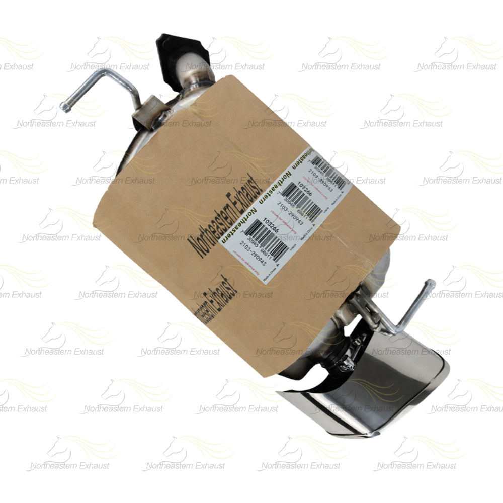 2007 Mazda CX-9 3.5L & 2008-2012 Mazda CX-9 3.7L Passenger Side Muffler | Stainless Steel