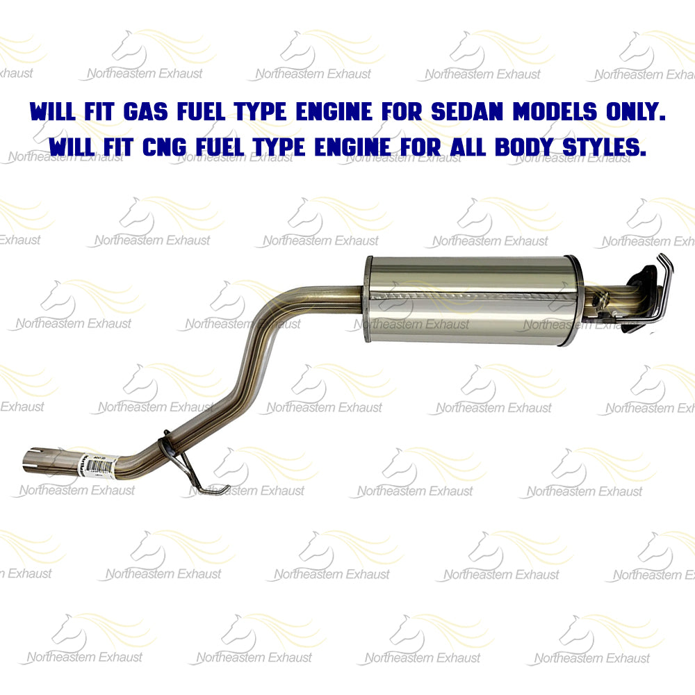 2012-2013 Honda Civic 1.8L EPA Approved Manifold Catalytic Pipes and Resonator Kit