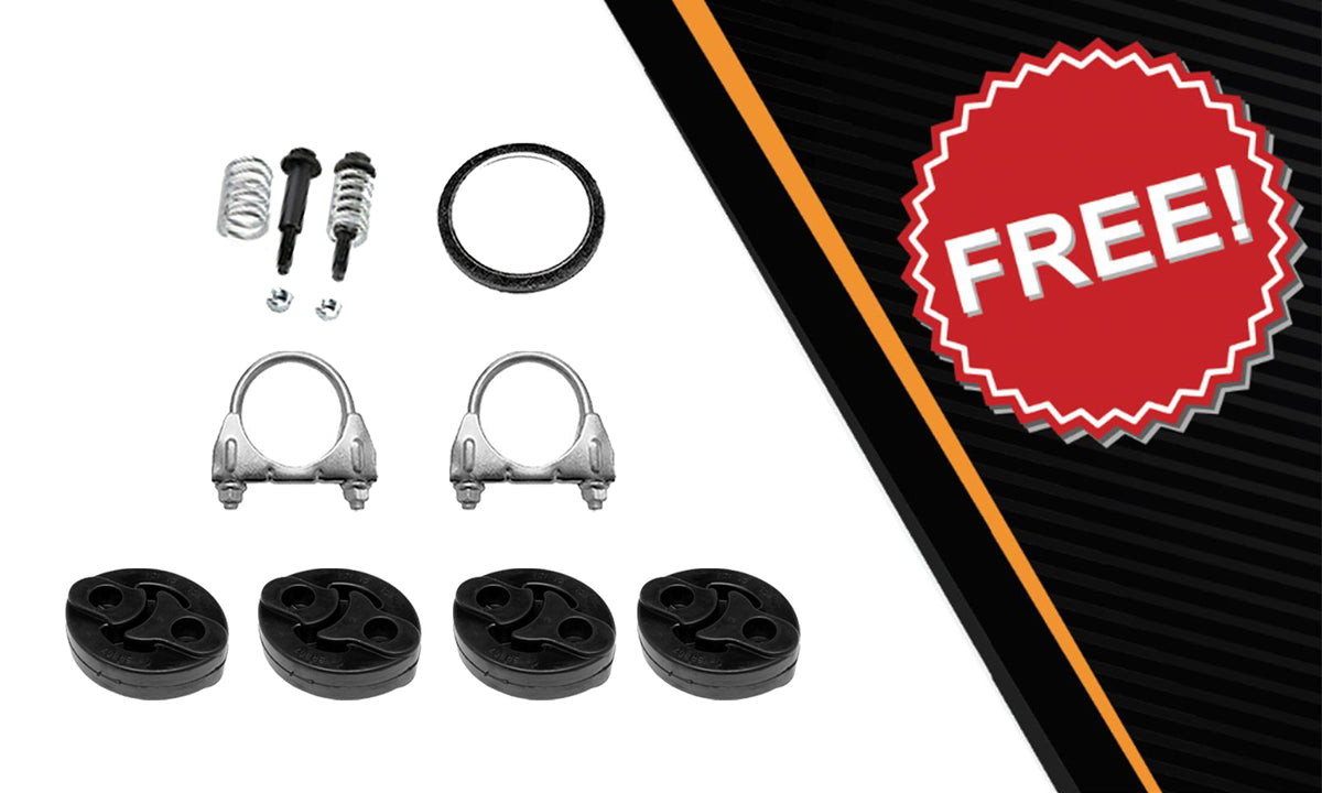 2013-2015 Toyota Tacoma 4.0L 140in WB Intermediate Pipe w/ Muffler Exhaust Kit | Stainless Steel