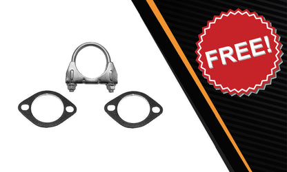 Northeastern Exhaust | Direct Fit Resonator Pipe Compatible for 2009-2011 Chevrolet Aveo & Aveo5 1.6L | Free Gaskets and Clamp