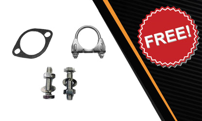 Northeastern Exhaust | Stainless Steel Exhaust Resonator Compatible for 2000-2005 Monte Carlo | 1997-2008 GrandPrix | 3.8L | Gasket, Clamp, Bolts and Nuts Included