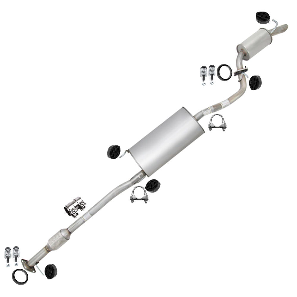 2008-2009 Toyota Highlander 3.5L Exhaust System with EPA Approved Catalytic