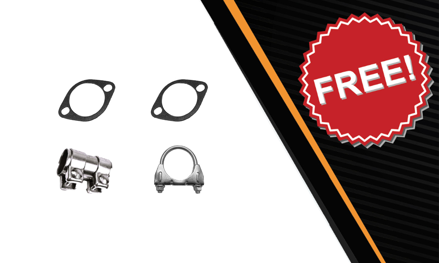 Northeastern Exhaust | Stainless Steel - EPA-Approved Catalytic Converter, Center and Rear Muffler Assembly Compatible for KIA Soul 2014-2019 1.6L | Free Gaskets and Clamps Included | Automotive Replacement Part