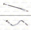 1996-2000 Honda Civic 1.6L Hatchback Exhaust Resonator Pipe and Muffler