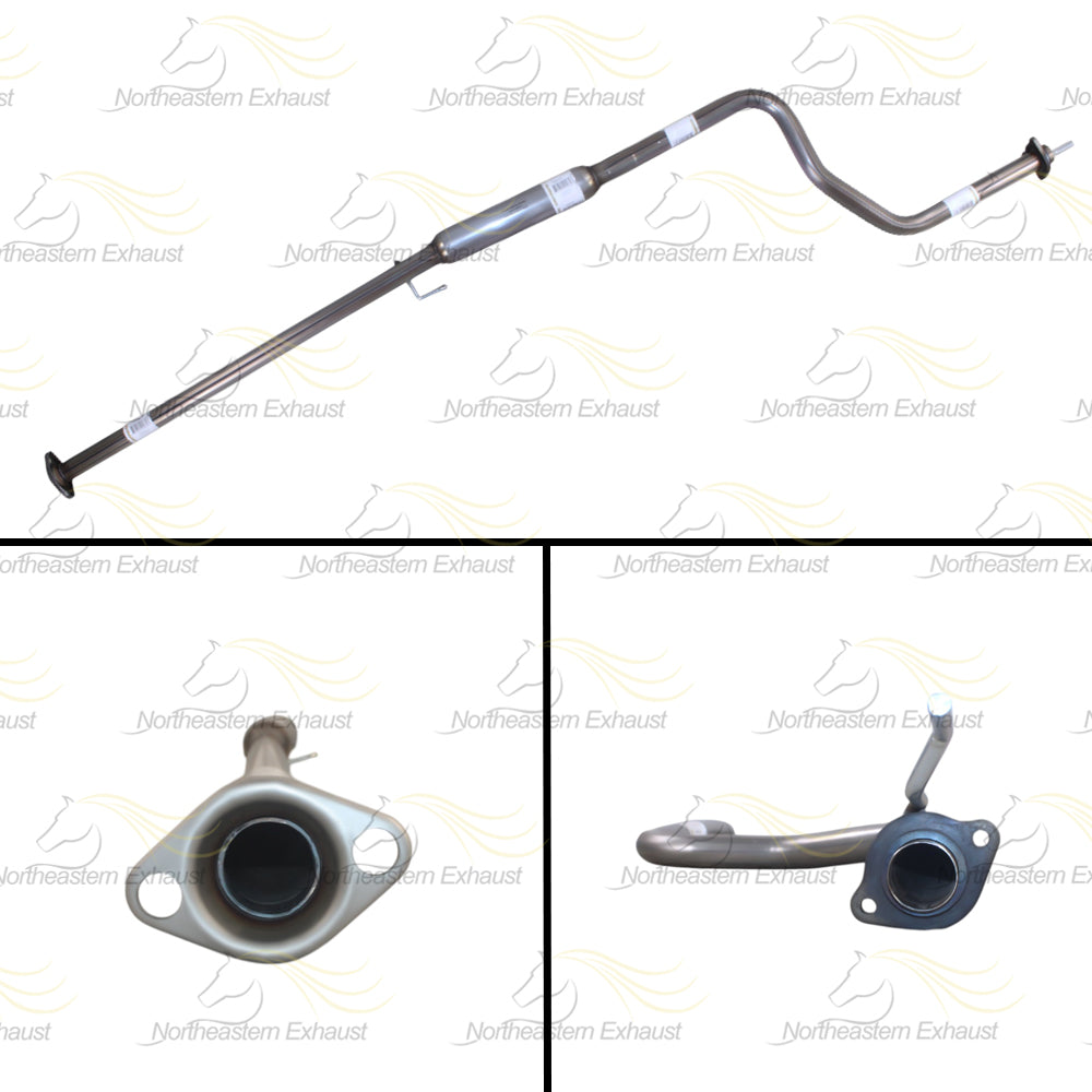 Northeastern Exhaust | Stainless Steel Resonator and Muffler Exhaust System Kit Compatible for Honda Civic 1996-2000 1.6L | Free Gaskets and Clamp Included | Automotive Replacement Part