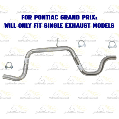 Exhaust Intermediate Pipe for 2003-2005 Chevrolet Impala 3.4L & 3.8L | 2003-2005 Monte Carlo 3.4L | 2005-2008 Pontiac Grand Prix 3.8L