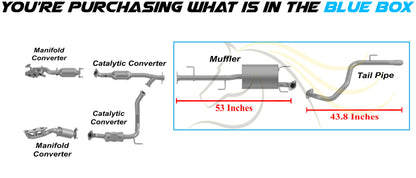 2007-2014 Toyota FJ Cruiser 4.0L Exhaust Muffler and Tail Pipe Kit