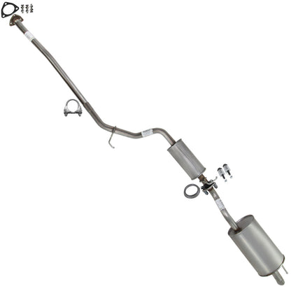2012-2015 Honda Civic 1.8L Exhaust Pipe, Resonator & Muffler - For SEDAN Model & GAS, CNG engine