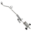 2001-2005 Honda Civic 1.7L Exhaust Resonator and Muffler Kit w/ Hanger Stainless Steel