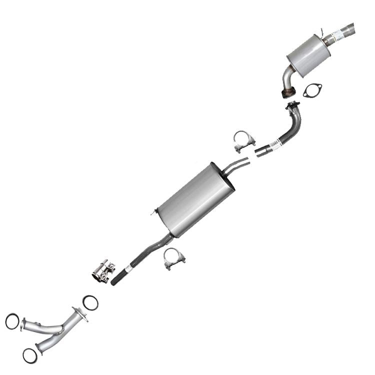 Exhaust System Kit for 2004-2009 Toyota Highlander and Lexus RX330 RX350 3.3L 3.5L
