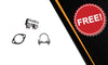 Northeastern Exhaust | Stainless Steel Resonator Pipe, Rear Muffler Assembly Compatible for KIA Soul 2014-2016 2.0L | Free Clamps and Gasket Included | Automotive Replacement Part