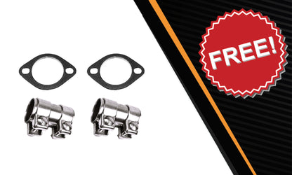 2007-2008 Hyundai Tiburon 2.0L Direct-Fit Resonator Muffler Assembly