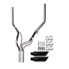 1987–2002 Chevrolet Silverado/C/K 1500 and 2500 Dual 2.5'' Mandrel-Bent Exhaust Pipe with  Black Tips for Gas Models