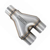 Stainless Steel Universal Exhaust Stamped Y Pipe | 2.5" Inch ID/OD (6 PACK) | 2" Inch ID/OD (6 PACK) | 2.25" Inch ID/OD | 2.5" Inch ID/OD
