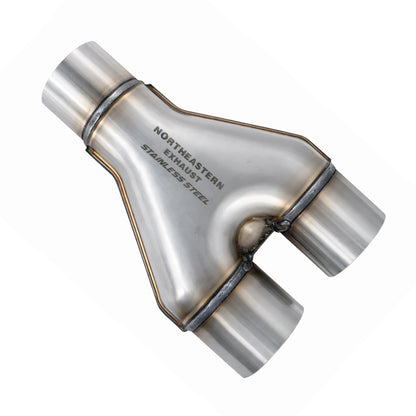 Stainless Steel Universal Exhaust Stamped Y Pipe | 2.5" Inch ID/OD (6 PACK) | 2" Inch ID/OD (6 PACK) | 2.25" Inch ID/OD | 2.5" Inch ID/OD