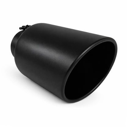 Colt Exhaust Black Coated Diesel Truck Bolt On Exhaust Tip 5in ID | 8in OD | 15in Long