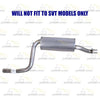 2000-2004 Ford Focus 2.0L Stainless Steel Center Exhaust Muffler