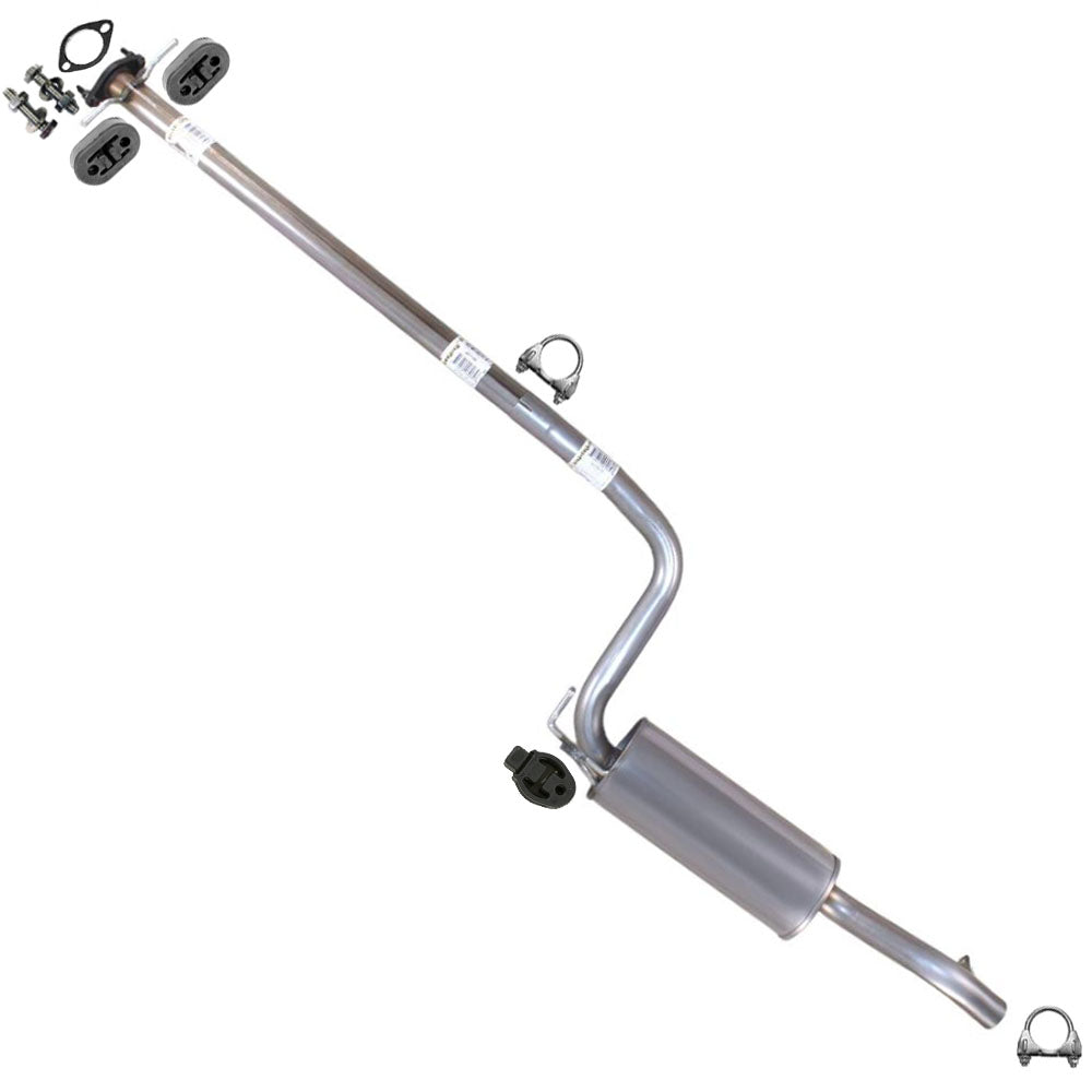 2000-2004 Ford Focus 2.0L Stainless Steel Center Exhaust Muffler