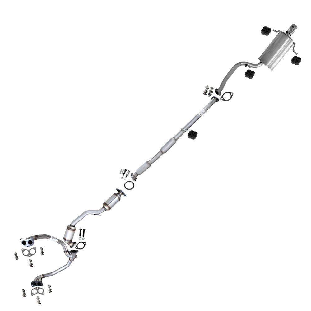 2005 Saab 9-2X | 2002-2005 Subaru Impreza | 2.5L Front Pipe, Catalytic Converter, Resonator and Muffler