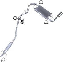 Northeastern Exhaust | Stainless Steel Resonator, Pipe, Muffler, & Tail Pipe Cat-Back Exhaust System Kit Compatible for Pontiac Vibe 2005-2008 1.8L | Free Gasket, Clamps and Spring Bolt Kit Included