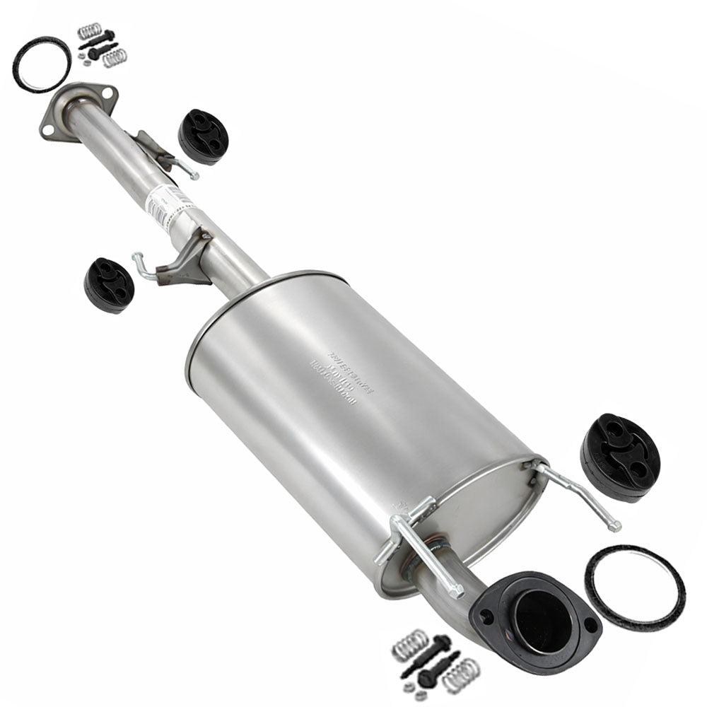 Northeastern Exhaust | Stainless Steel Exhaust Muffler Compatible for 2007-2014 Toyota FJ Cruiser 4.0L | Free Gaskets and  Spring Bolt Kit Included | Automotive Replacement Part
