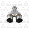 Stainless Steel Universal Exhaust Stamped Y Pipe | 2.5" Inch ID/OD (6 PACK) | 2" Inch ID/OD (6 PACK) | 2.25" Inch ID/OD | 2.5" Inch ID/OD