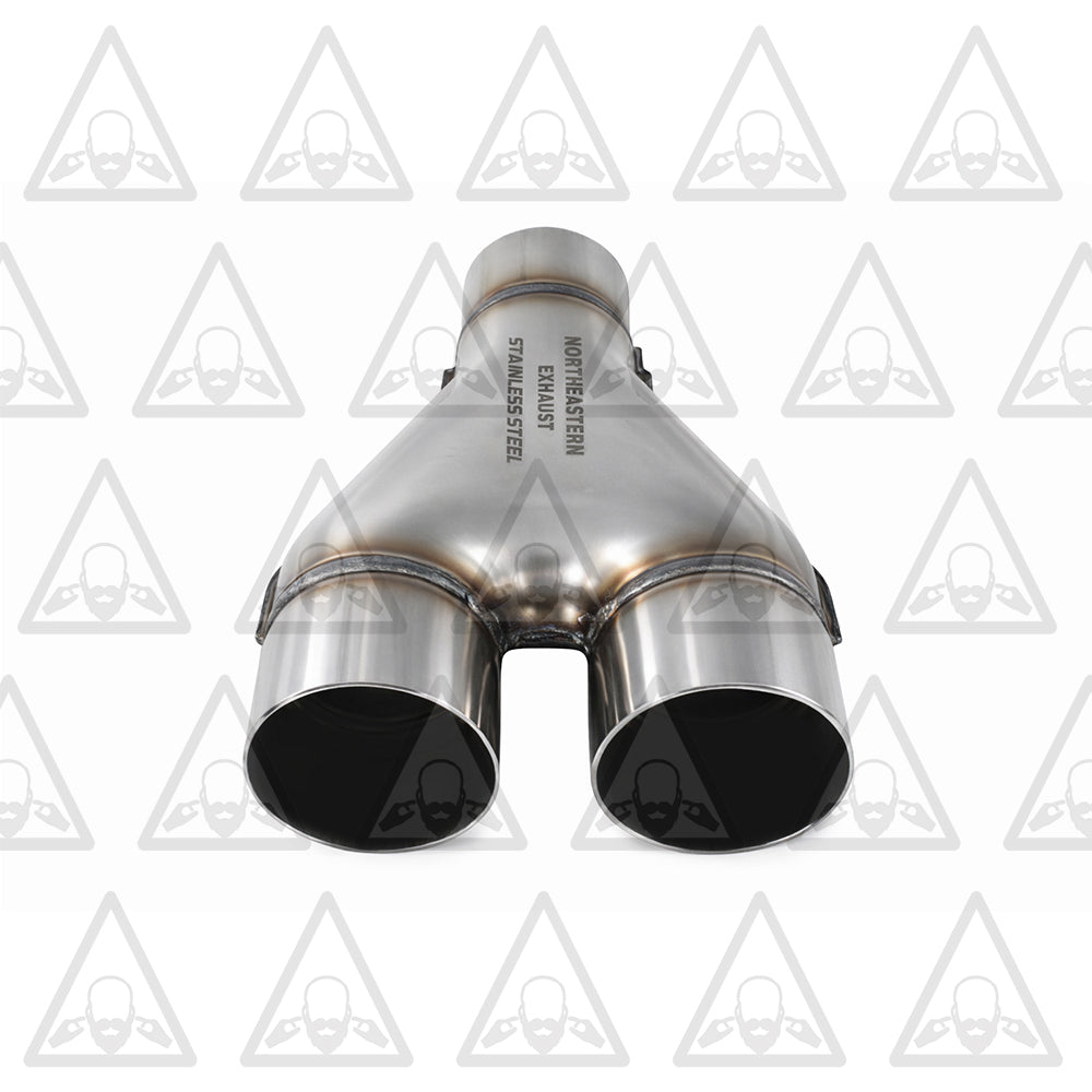 Stainless Steel Universal Exhaust Stamped Y Pipe | 2.5" Inch ID/OD (6 PACK) | 2" Inch ID/OD (6 PACK) | 2.25" Inch ID/OD | 2.5" Inch ID/OD