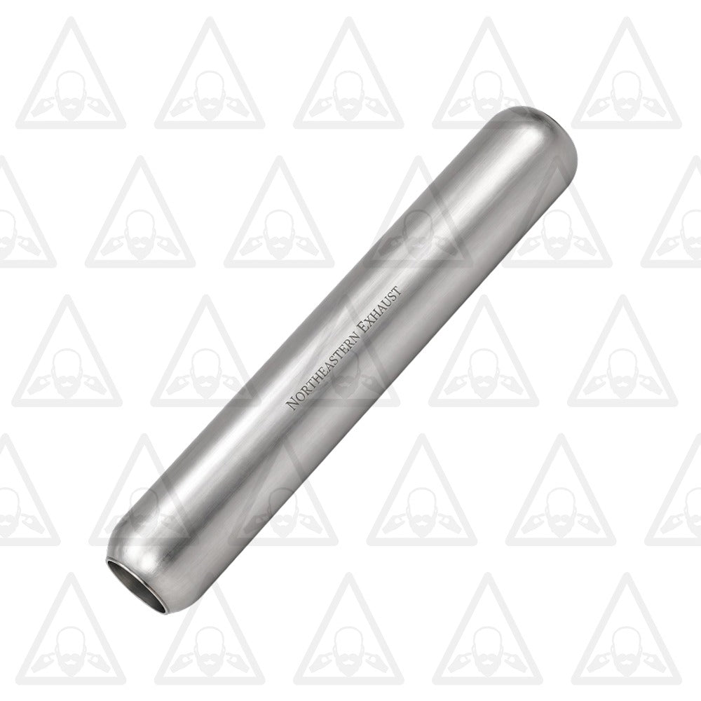Colt Exhaust | Stainless Steel Universal Glass Pack Exhaust Resonator/Muffler 2.25" ID/OD x 18.25" Inch Long | Automotive Replacement Part