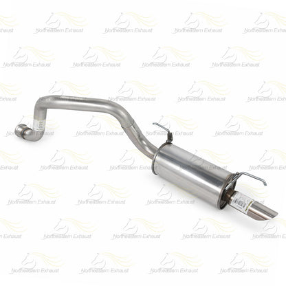 Northeastern Exhaust | Stainless Steel Rear Muffler Compatible for Toyota Sequoia 2001-2007 4.7L | Free Gasket, Clamp and Hangers Included | Automotive Replacement Part