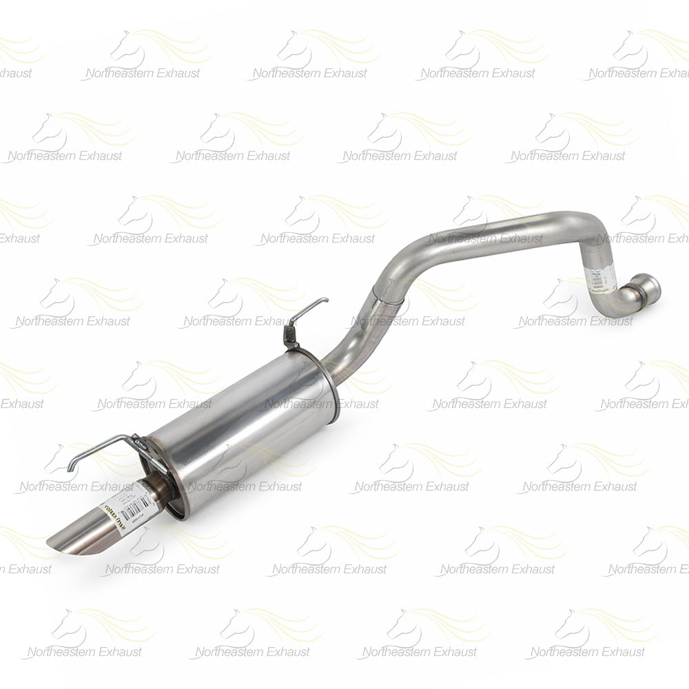 Northeastern Exhaust | Stainless Steel Rear Muffler Compatible for Toyota Sequoia 2001-2007 4.7L | Free Gasket, Clamp and Hangers Included | Automotive Replacement Part