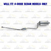 1998-2002 Honda Accord 2.3L Resonator Pipe and Muffler Exhaust Kit | For 4-Door Only