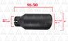 Colt Exhaust High Temperature Black Coated Diesel Truck Bolt On Exhaust Tip (5" x 7" x 15")