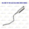 Exhaust Muffler for 2004-2006 Toyota Sienna 3.3L | 2007-2020 Sienna 3.5L | AWD Models