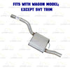 2000-2004  Ford Focus 2.0L Exhaust Muffler Assembly