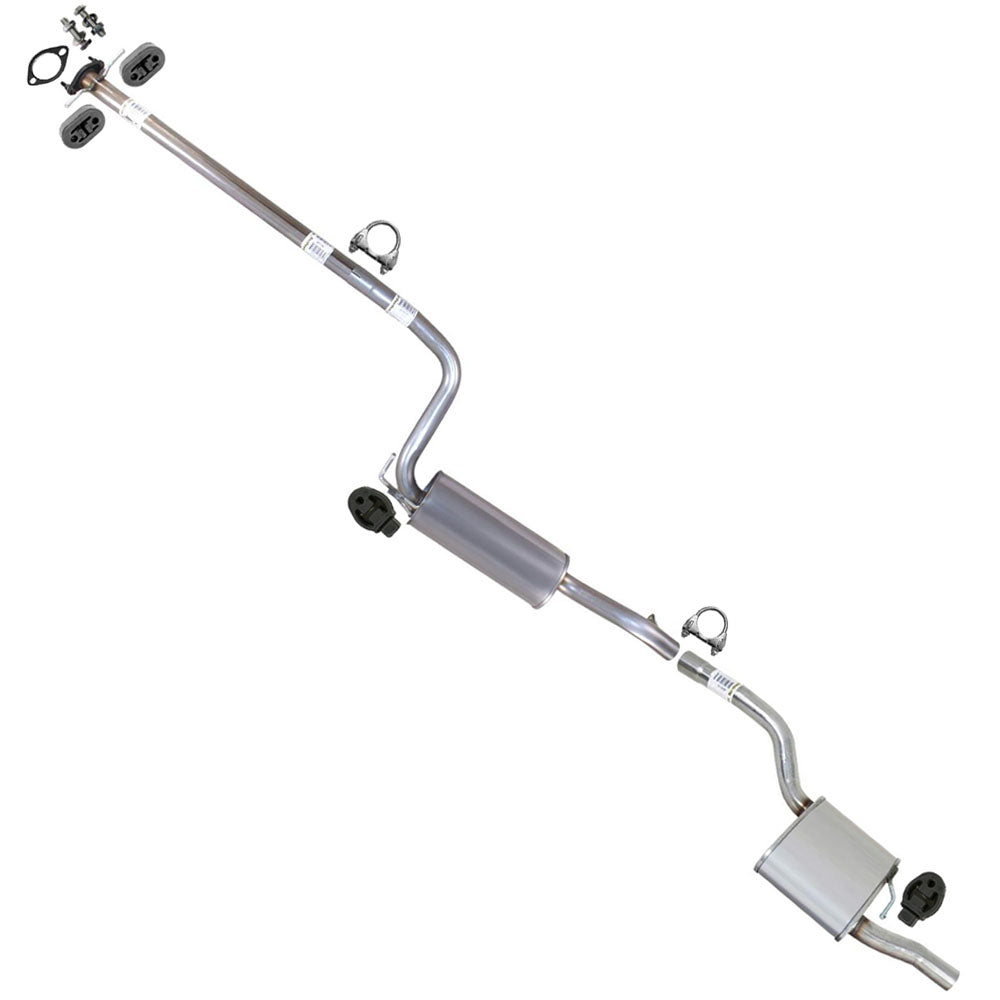 2000-2004  Ford Focus 2.0L Exhaust Muffler Assembly