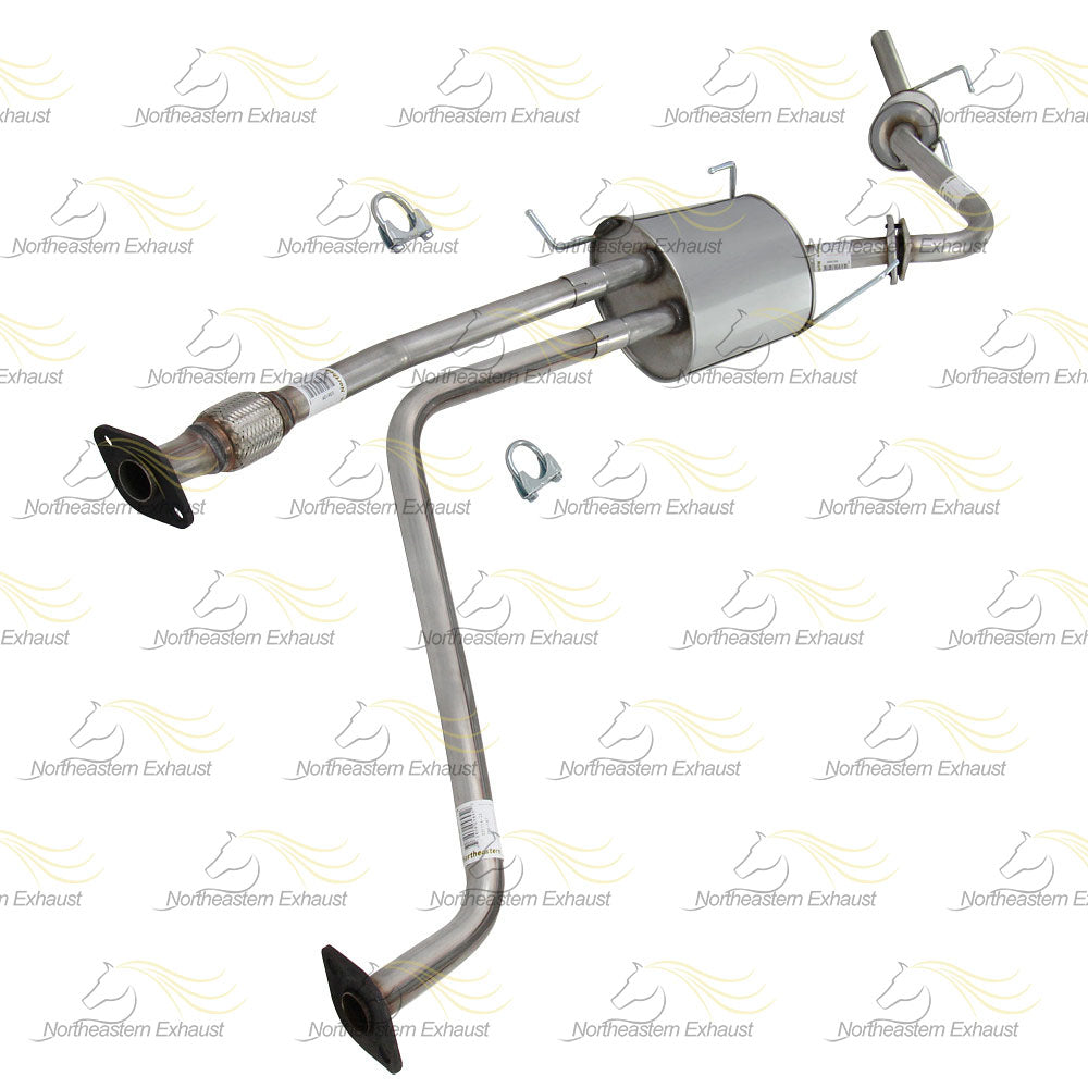 Exhaust Pipes Muffler and Resonator for 1996-2000 Nissan Pathfinder | 1997-2000 Infiniti QX4 | 3.3L