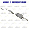 2001-2005 Honda Civic 1.7L Exhaust Resonator and Muffler Kit w/ Hanger Stainless Steel