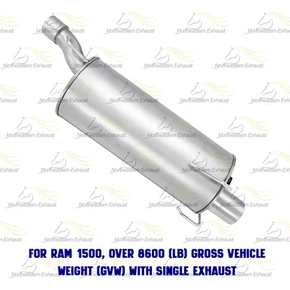 Exhaust Muffler for 2012 RAM 1500 | 2011-2012 RAM 2500 | 5.7L